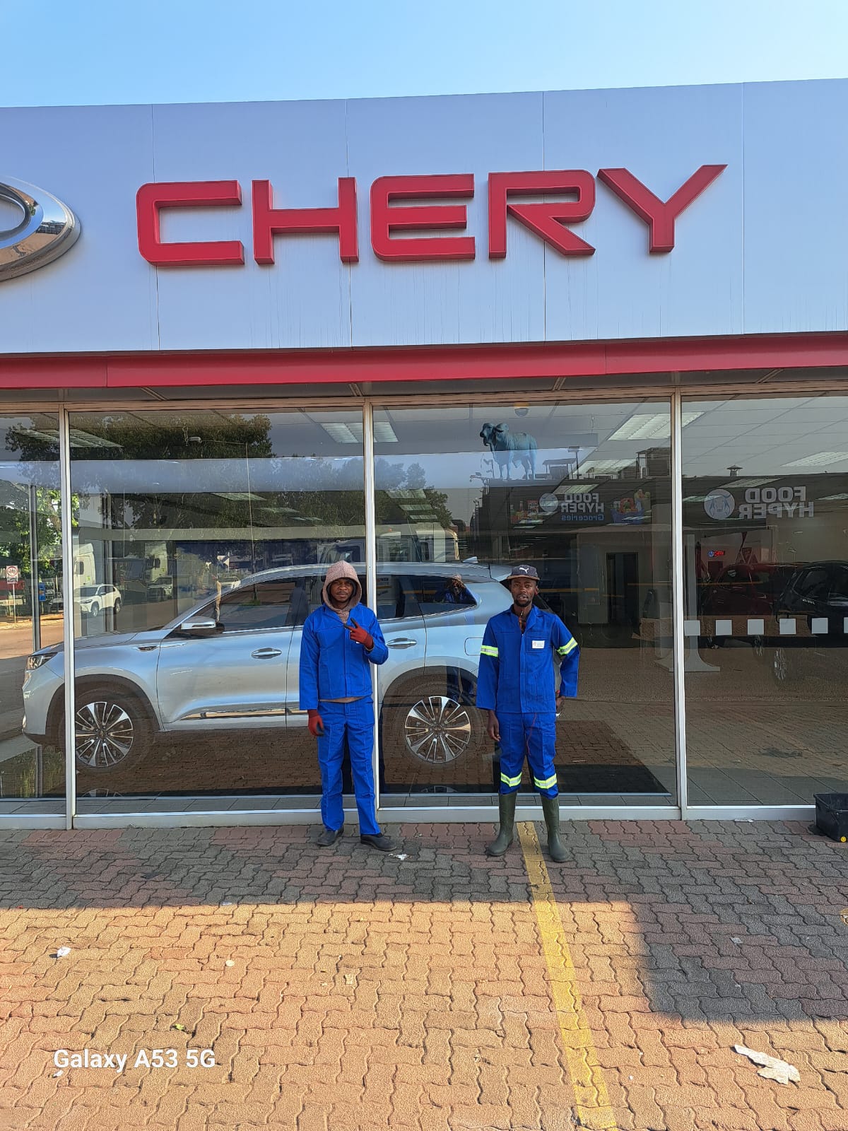 DSS & CN Projects team at Chery dealership