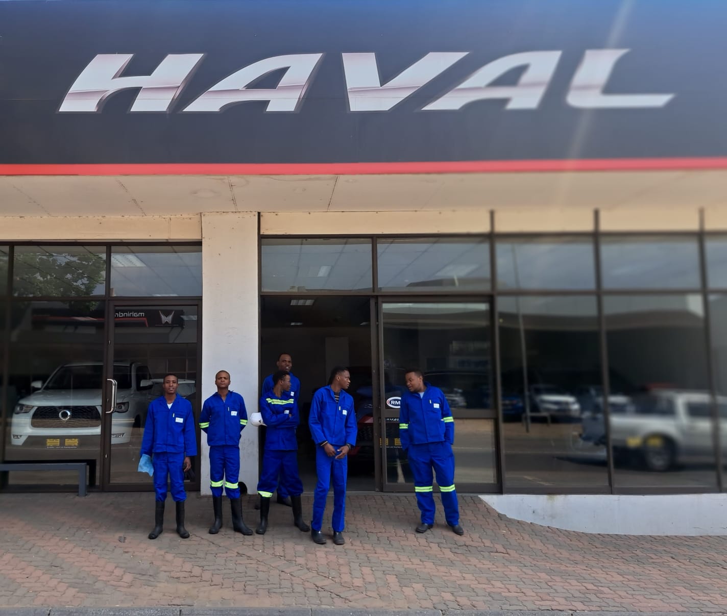 DSS & CN Projects team at Haval dealership