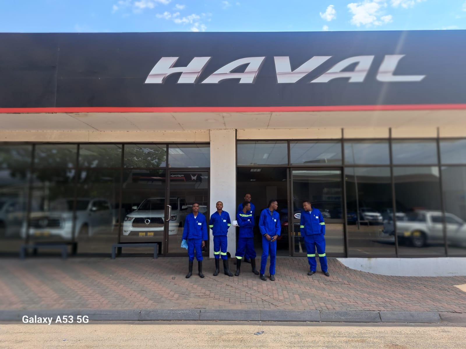 Automotive service team at Haval dealership