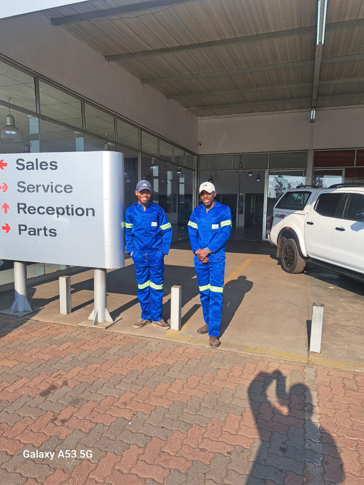 DSS & CN Projects team at Nissan dealership